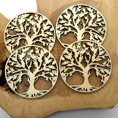 ARBRES DE VIE EN DESSOUS DE VERRES + STATIONS DE RECHARGE DE PIERRES - ARTISANAUX, UNIQUES & ORIGINAUX