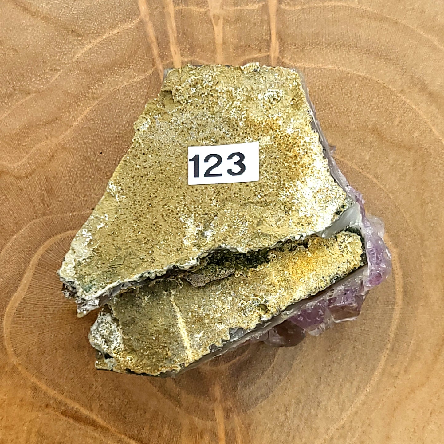 PETITE DRUSE N°123 EN CRISTAUX AMÉTHYSTE - PIERRE UNIQUE & ARTISANALE