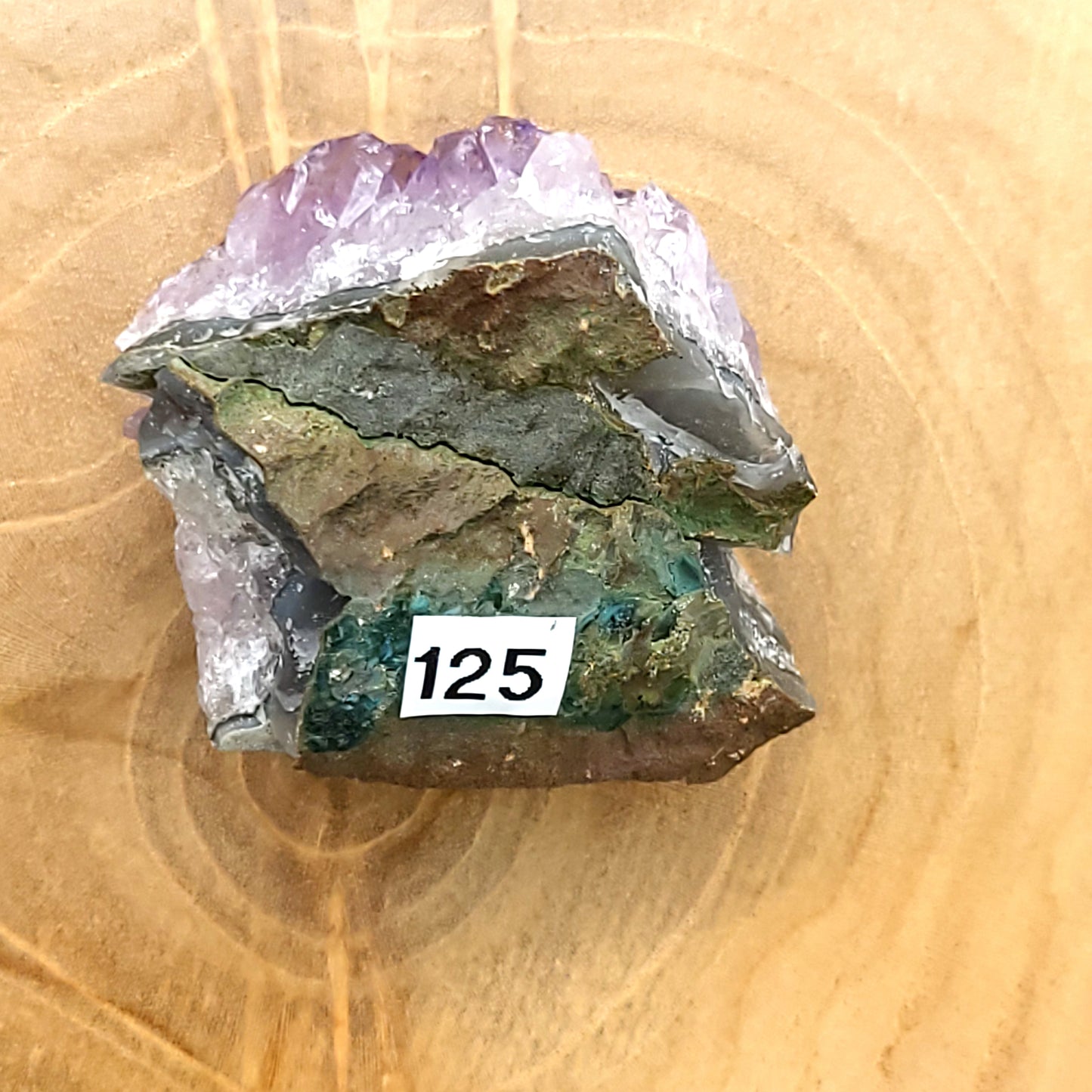 DRUSE MOYENNE N°125 EN CRISTAUX AMÉTHYSTE - PIERRE UNIQUE & ARTISANALE