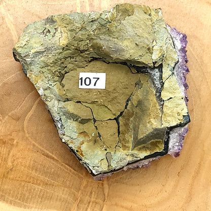 DRUSE MOYENNE N°107 EN CRISTAUX AMÉTHYSTE - PIERRE UNIQUE & ARTISANALE