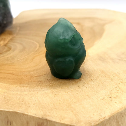 PETITS HIBOUX ANIMAUX EN PIERRES AU CHOIX - SCULPTURES UNIQUES & ARTISANALES