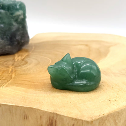 DIVERS PETITS CHATS ANIMAUX EN PIERRES AU CHOIX - SCULPTURES UNIQUES & ARTISANALES