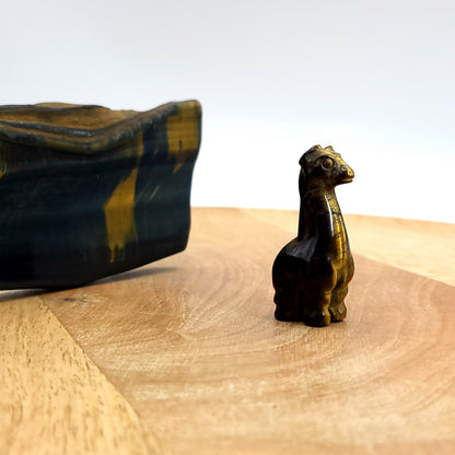 GIRAFES et GIRAFONS ANIMAUX EN PIERRES AU CHOIX - SCULPTURES UNIQUES & ARTISANALES