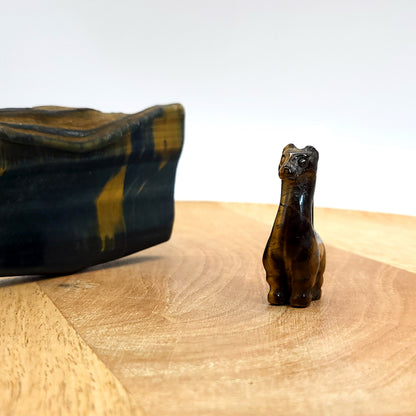 GIRAFES et GIRAFONS ANIMAUX EN PIERRES AU CHOIX - SCULPTURES UNIQUES & ARTISANALES