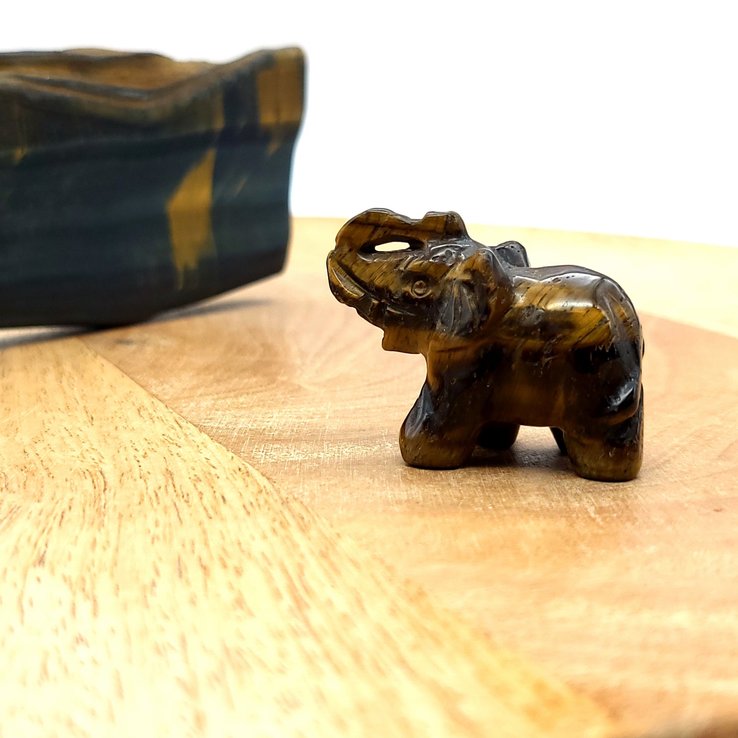 PETITS ÉLÉPHANTS ANIMAUX EN PIERRES AU CHOIX - SCULPTURES UNIQUES & ARTISANALES
