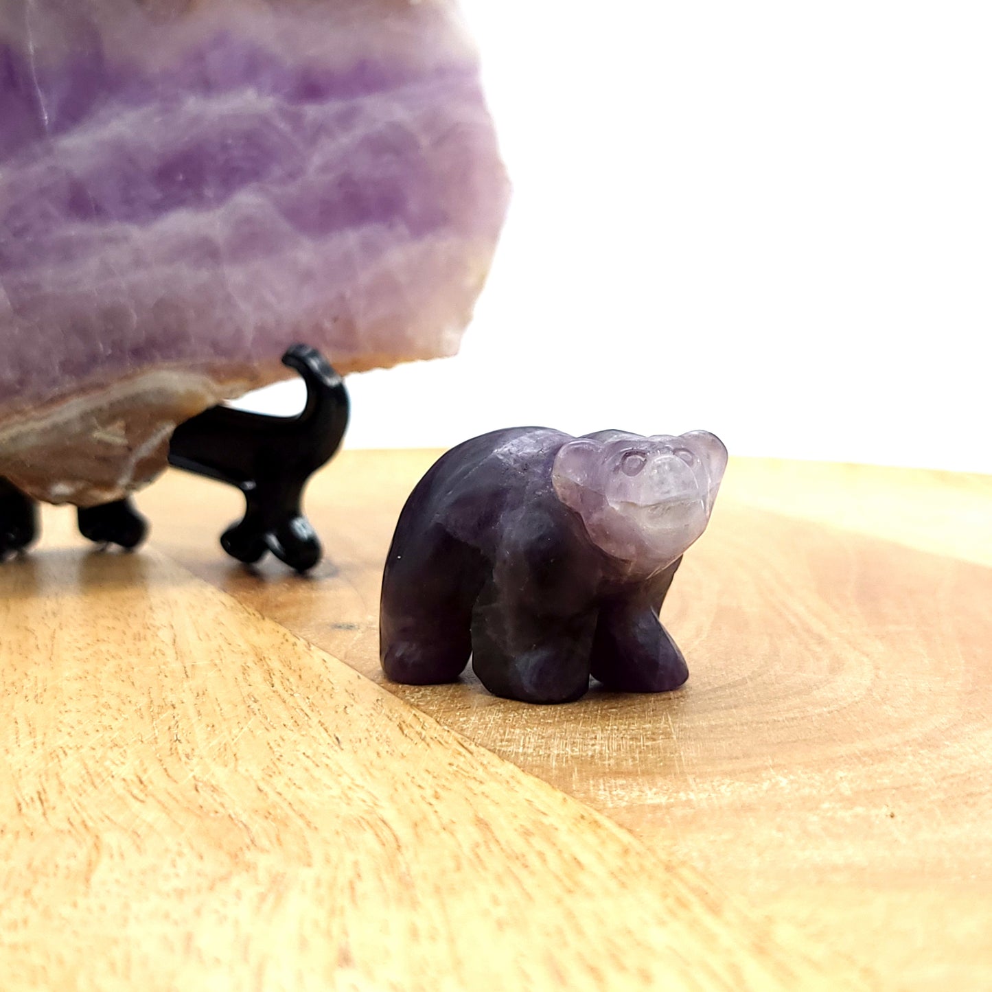 PETITS OURS ANIMAUX EN PIERRES ET FORMES AU CHOIX - SCULPTURES UNIQUES & ARTISANALES