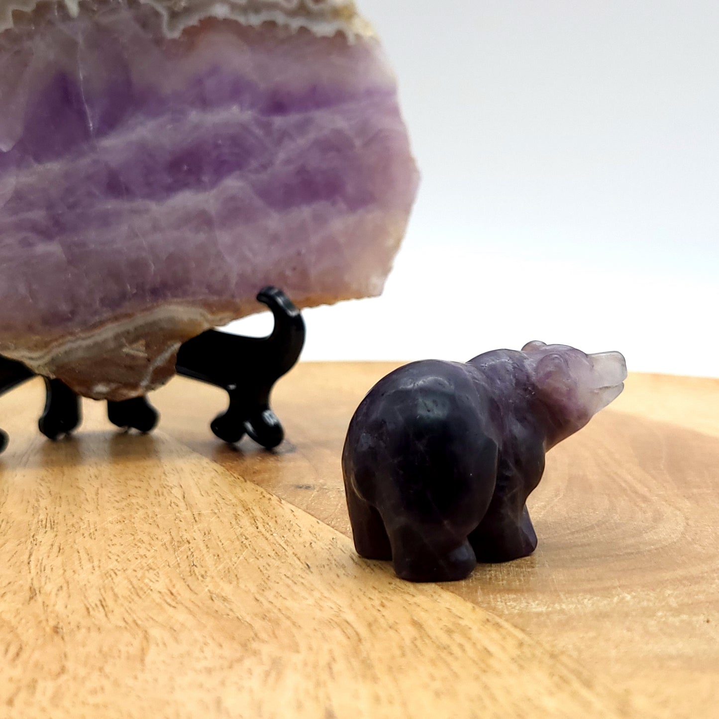 PETITS OURS ANIMAUX EN PIERRES ET FORMES AU CHOIX - SCULPTURES UNIQUES & ARTISANALES