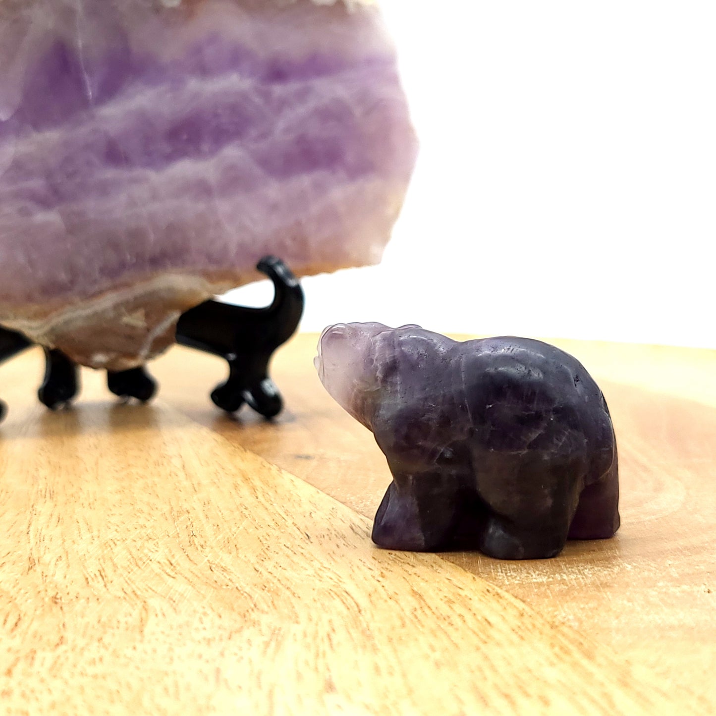 PETITS OURS ANIMAUX EN PIERRES ET FORMES AU CHOIX - SCULPTURES UNIQUES & ARTISANALES