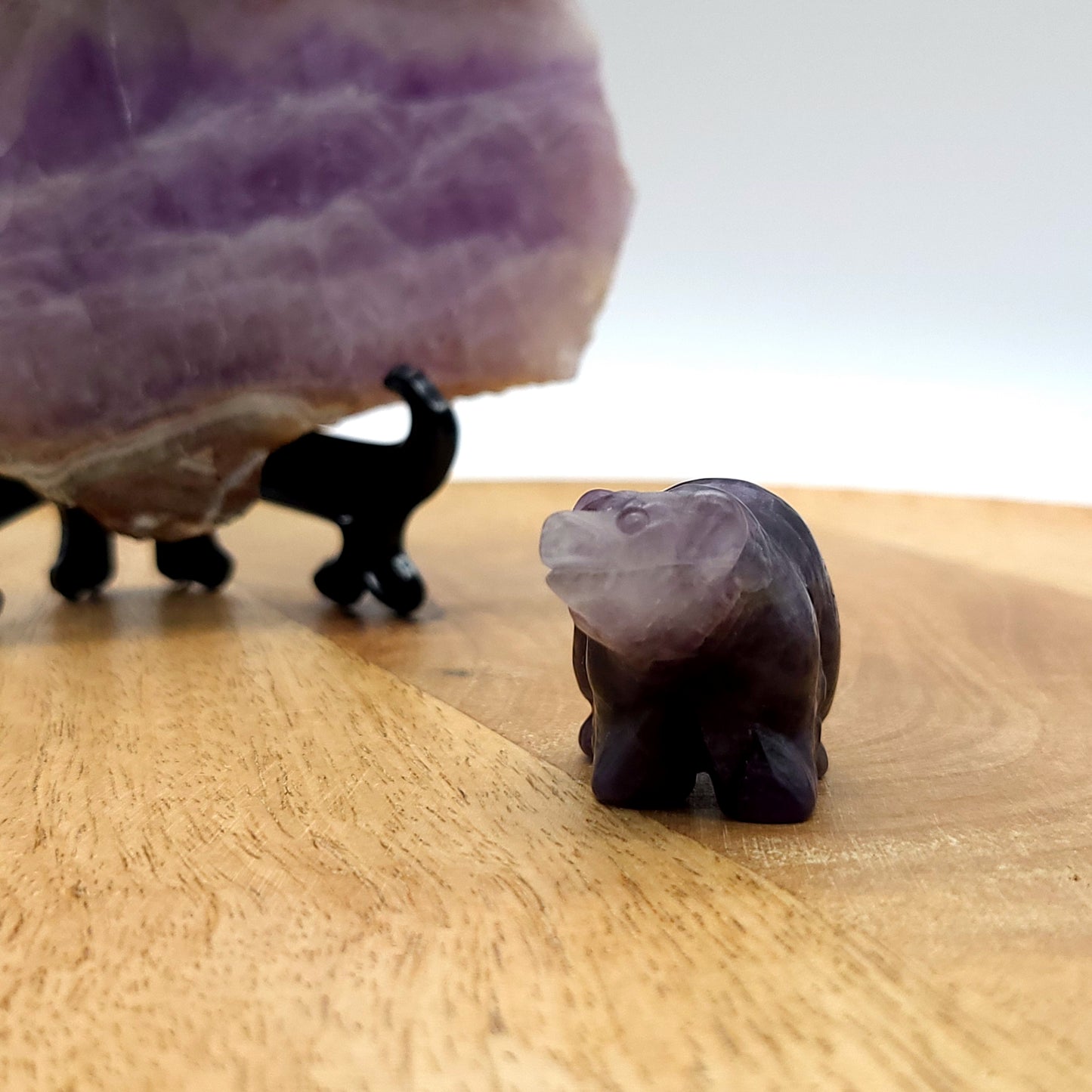 PETITS OURS ANIMAUX EN PIERRES ET FORMES AU CHOIX - SCULPTURES UNIQUES & ARTISANALES