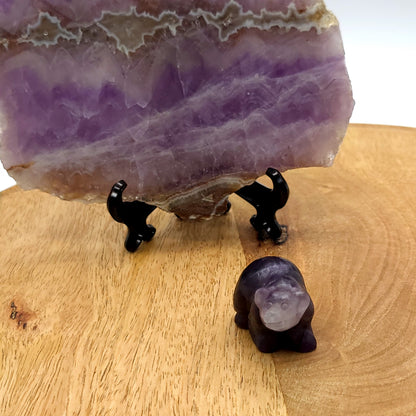 PETITS OURS ANIMAUX EN PIERRES ET FORMES AU CHOIX - SCULPTURES UNIQUES & ARTISANALES