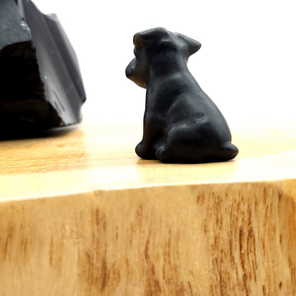 DIVERS PETITS CHIENS ANIMAUX EN PIERRES AU CHOIX - SCULPTURES UNIQUES & ARTISANALES