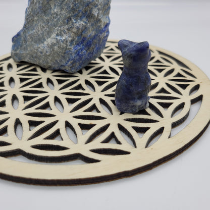 DIVERS PETITS CHATS ANIMAUX EN PIERRES AU CHOIX - SCULPTURES UNIQUES & ARTISANALES