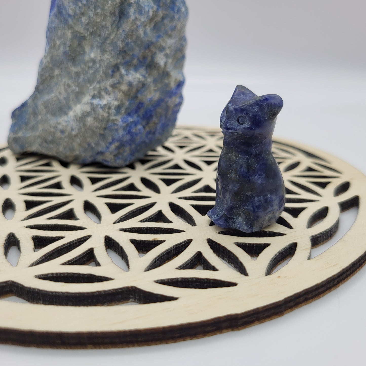 DIVERS PETITS CHATS ANIMAUX EN PIERRES AU CHOIX - SCULPTURES UNIQUES & ARTISANALES