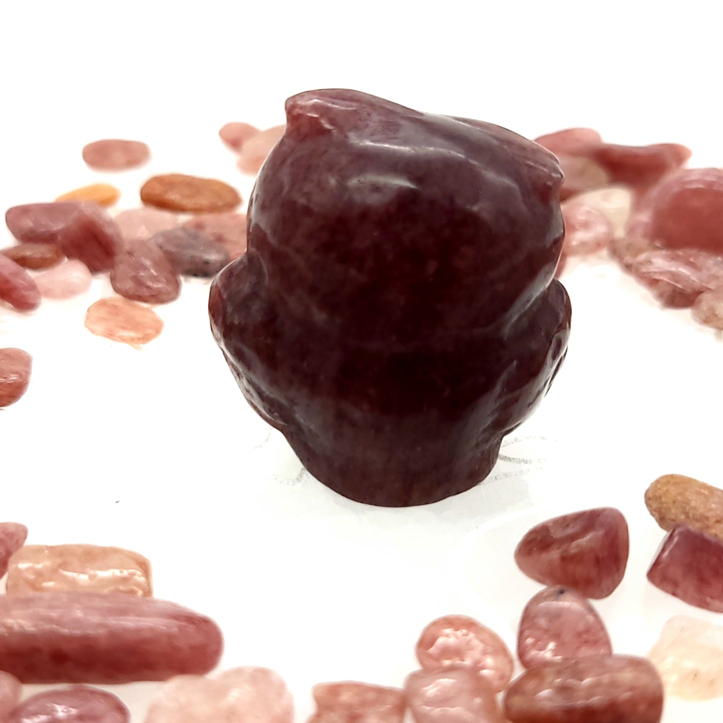 PETITS HIBOUX ANIMAUX EN PIERRES AU CHOIX - SCULPTURES UNIQUES & ARTISANALES