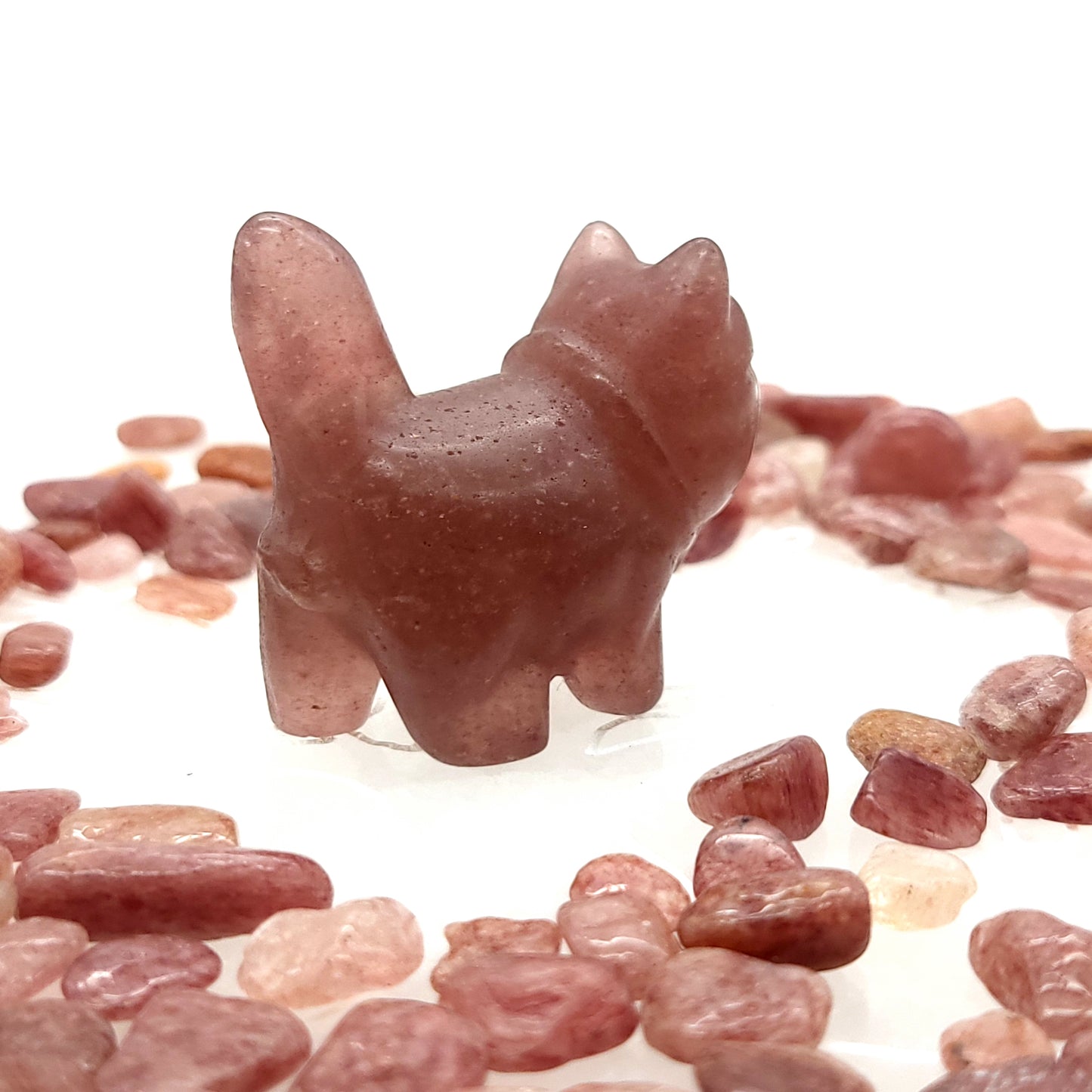 DIVERS PETITS CHATS ANIMAUX EN PIERRES AU CHOIX - SCULPTURES UNIQUES & ARTISANALES