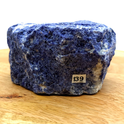 GRAND SUPPORT A BOUGIES N°139 EN SODALITE - UNIQUE & ARTISANAL