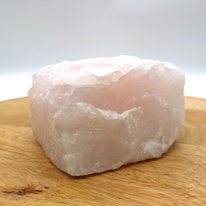 GRAND SUPPORT A BOUGIES N°140 EN QUARTZ ROSE - UNIQUE & ARTISANAL