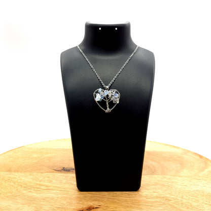 DIVERS COLLIERS + PENDENTIFS ARBRES DE VIE EN OPALITE - BIJOUX FANTAISIES, ARTISANAUX, UNIQUES & ORIGINAUX