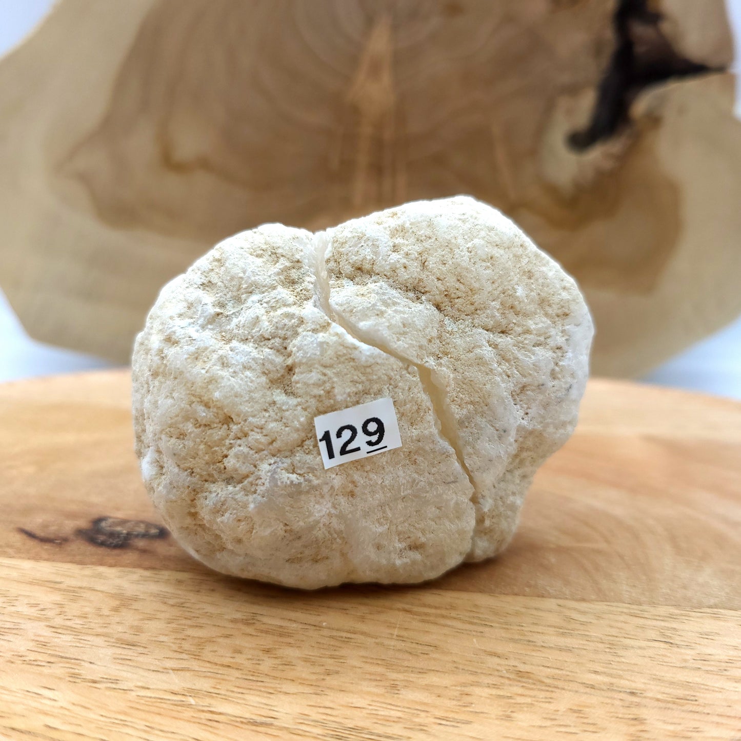 GÉODE UNIQUE N°129 EN PIERRE DE CRISTAL DE ROCHE