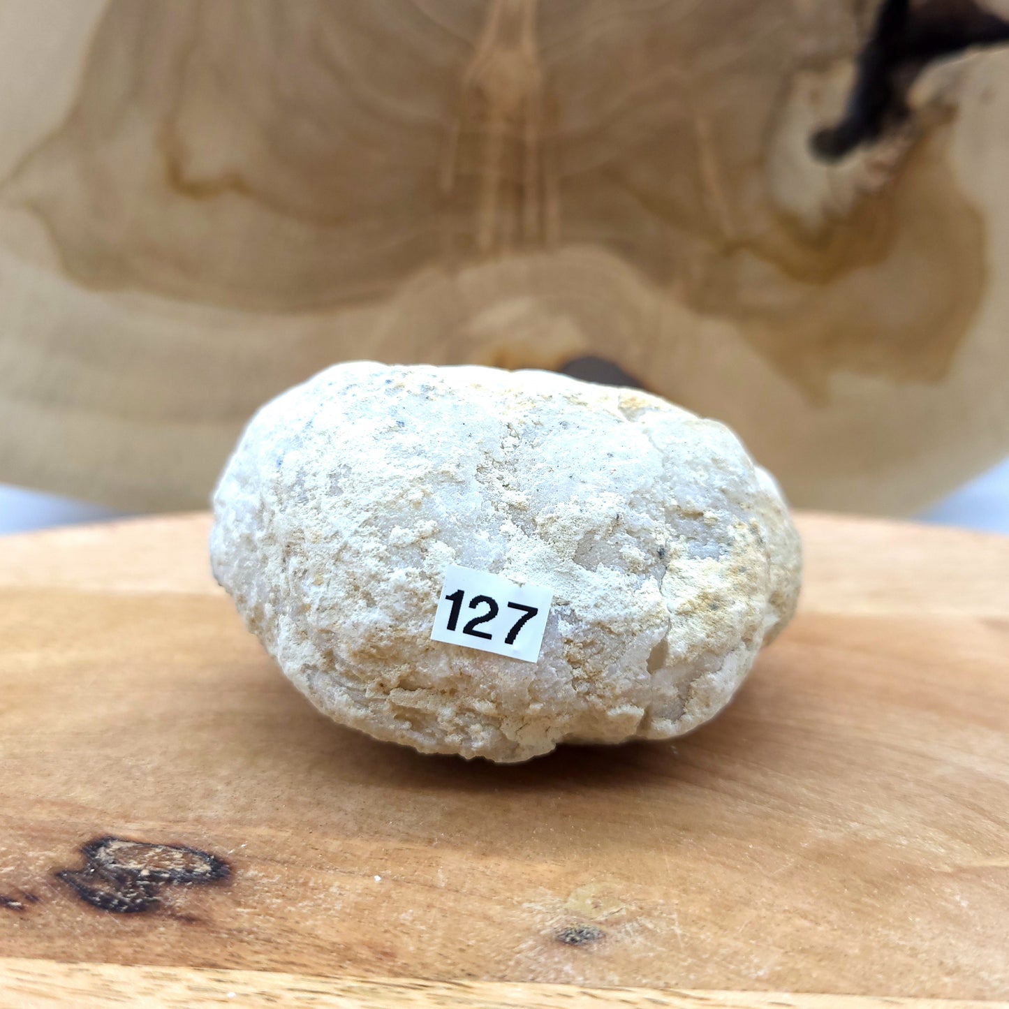 GÉODE UNIQUE N°127 EN PIERRE DE CRISTAL DE ROCHE