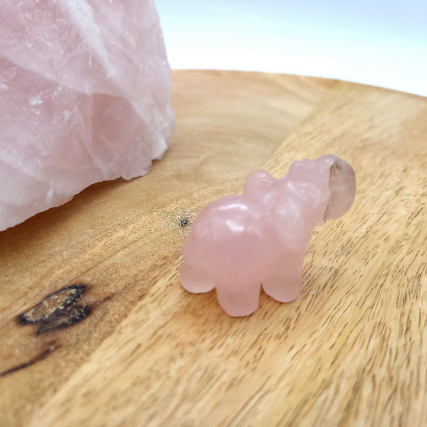 PETITS ÉLÉPHANTS ANIMAUX EN PIERRES AU CHOIX - SCULPTURES UNIQUES & ARTISANALES