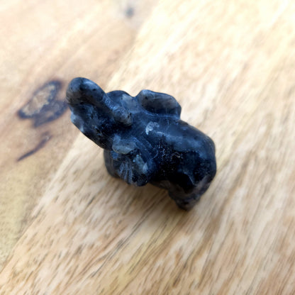 PETITS ÉLÉPHANTS ANIMAUX EN PIERRES AU CHOIX - SCULPTURES UNIQUES & ARTISANALES