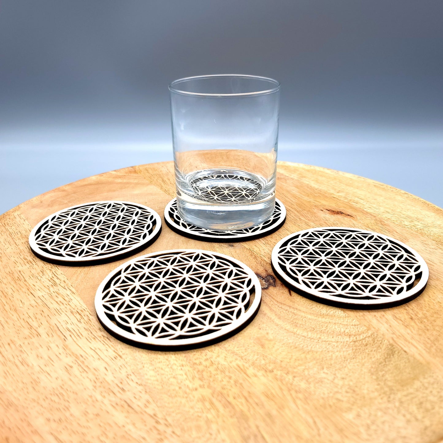 FLEURS DE VIE EN DESSOUS DE VERRES + STATION DE RECHARGE DE PIERRES + PURIFICATION - ARTISANAUX, UNIQUES & ORIGINAUX