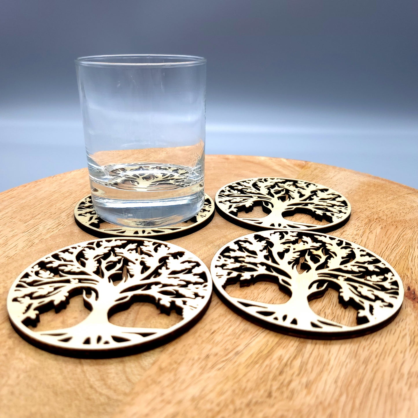 ARBRES DE VIE EN DESSOUS DE VERRES + STATIONS DE RECHARGE DE PIERRES - ARTISANAUX, UNIQUES & ORIGINAUX