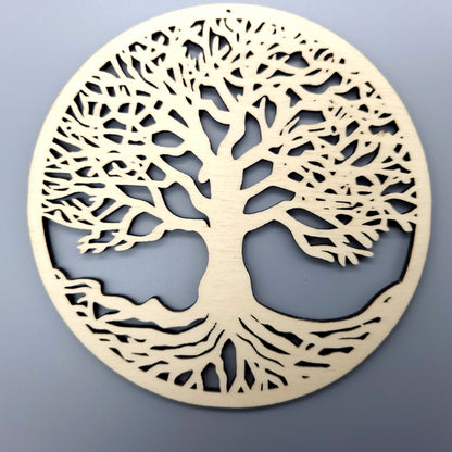 GRANDES STATIONS RECHARGE DE PIERRES 14 CM - 3 MODÈLES : FLEUR ET ARBRE DE VIE & METATRON EN BOIS - ARTISANALES, UNIQUES & ORIGINALES