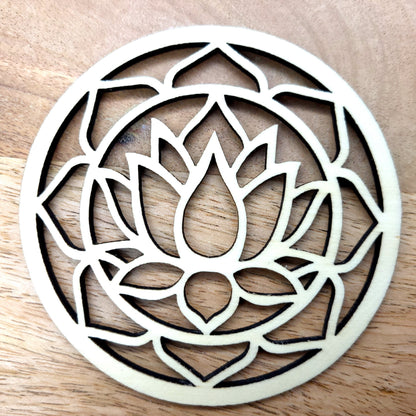 FLEURS DE LOTUS EN DESSOUS DE VERRES - ARTISANAUX, UNIQUES & ORIGINAUX