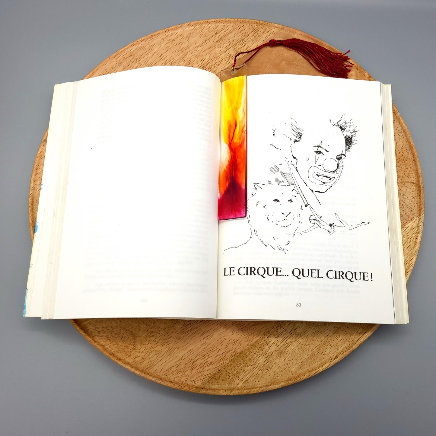 MARQUES PAGES EN PLAQUE RECTANGULAIRE + POMPON - DIVERS TAILLES & COLORIS UNIQUES, ARTISANAUX & ORIGINAUX