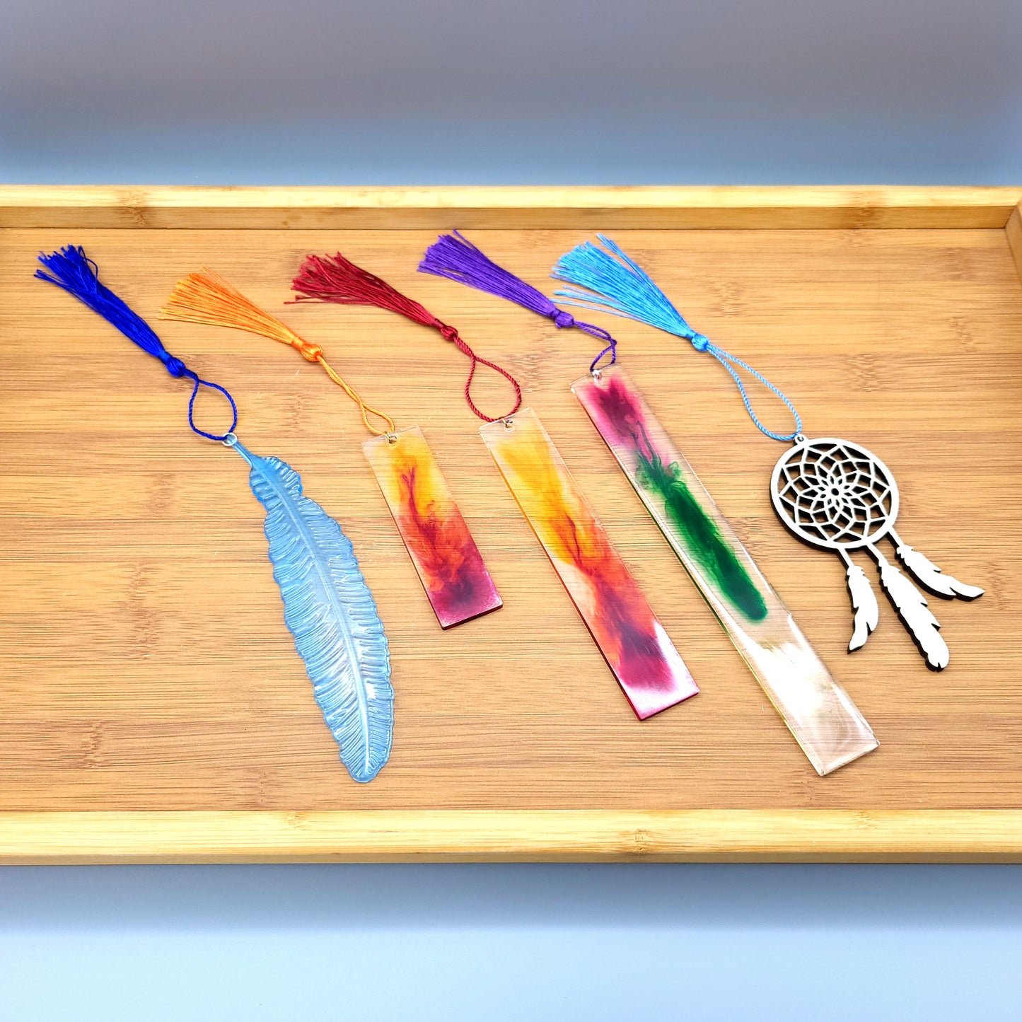 DÉCORATION + MARQUE-PAGES ATTRAPPE RÊVES EN BOIS – ARTISANALE & ORIGINALE