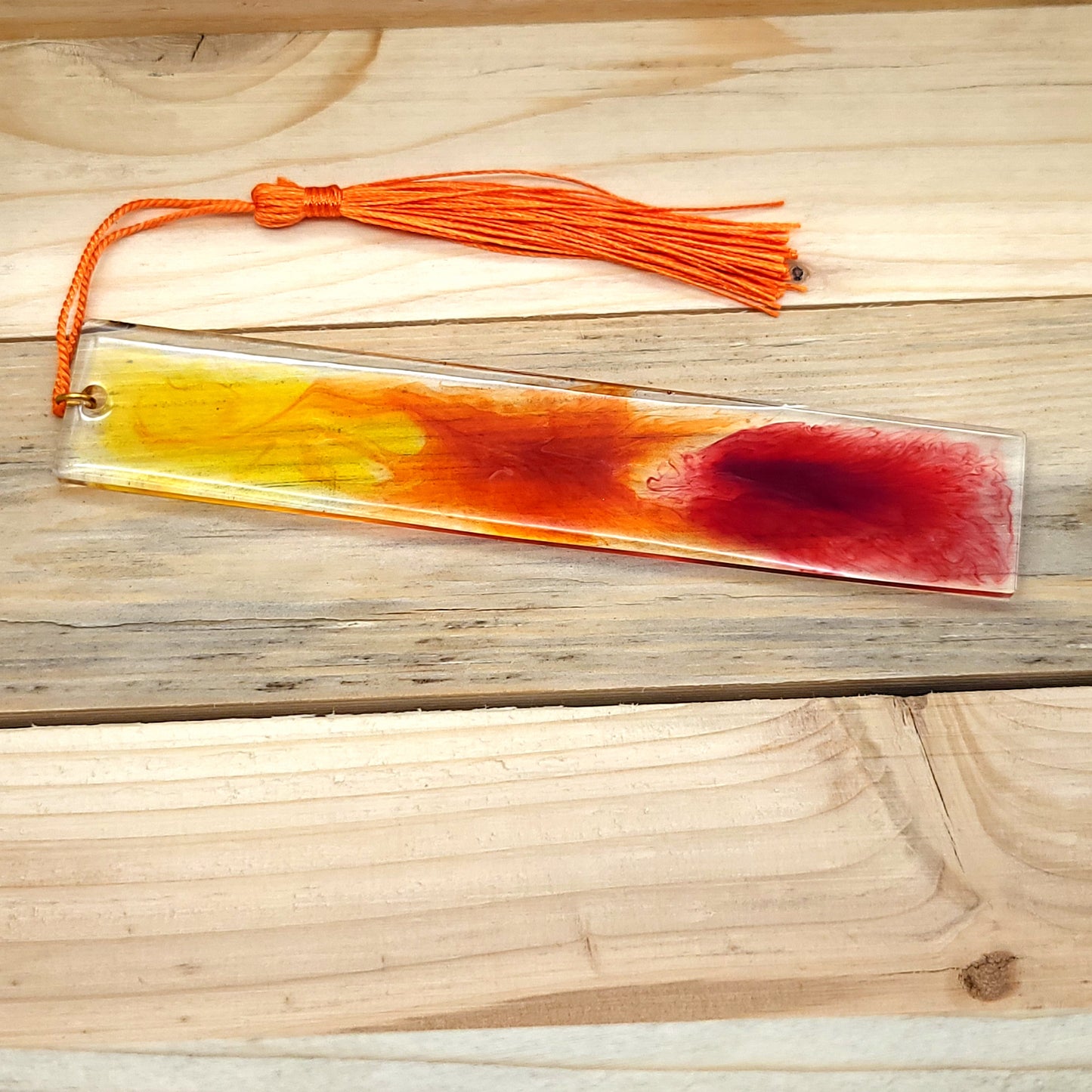 MARQUES PAGES EN PLAQUE RECTANGULAIRE + POMPON - DIVERS TAILLES & COLORIS UNIQUES, ARTISANAUX & ORIGINAUX