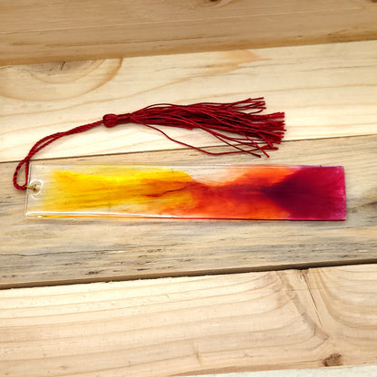 MARQUES PAGES EN PLAQUE RECTANGULAIRE + POMPON - DIVERS TAILLES & COLORIS UNIQUES, ARTISANAUX & ORIGINAUX