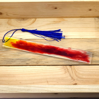 MARQUES PAGES EN PLAQUE RECTANGULAIRE + POMPON - DIVERS TAILLES & COLORIS UNIQUES, ARTISANAUX & ORIGINAUX