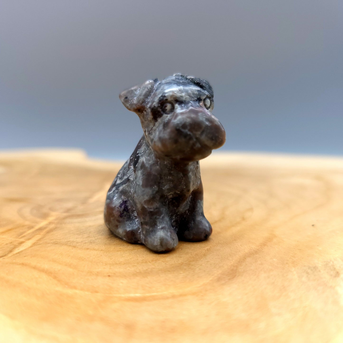 DIVERS PETITS CHIENS ANIMAUX EN PIERRES AU CHOIX - SCULPTURES UNIQUES & ARTISANALES