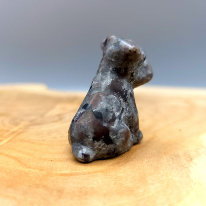 DIVERS PETITS CHIENS ANIMAUX EN PIERRES AU CHOIX - SCULPTURES UNIQUES & ARTISANALES