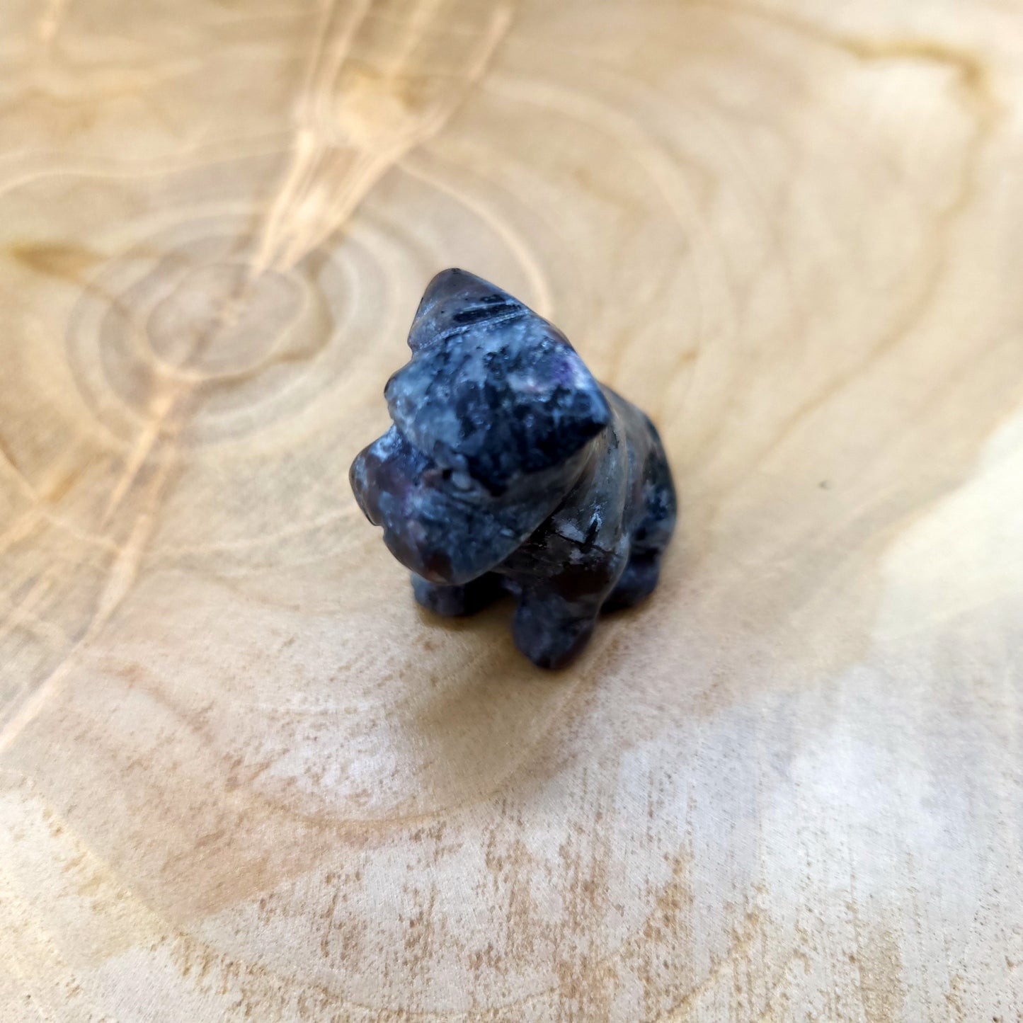 DIVERS PETITS CHIENS ANIMAUX EN PIERRES AU CHOIX - SCULPTURES UNIQUES & ARTISANALES