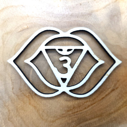 LOT 7 CHAKRAS DÉCO ZEN + DESSOUS DE VERRES EN BOIS - ARTISANAL & ORIGINAL