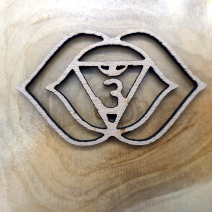 LOT 7 CHAKRAS DÉCO ZEN + DESSOUS DE VERRES EN BOIS - ARTISANAL & ORIGINAL