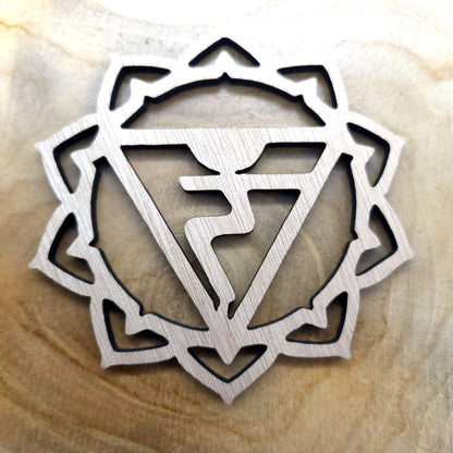 LOT 7 CHAKRAS DÉCO ZEN + DESSOUS DE VERRES EN BOIS - ARTISANAL & ORIGINAL