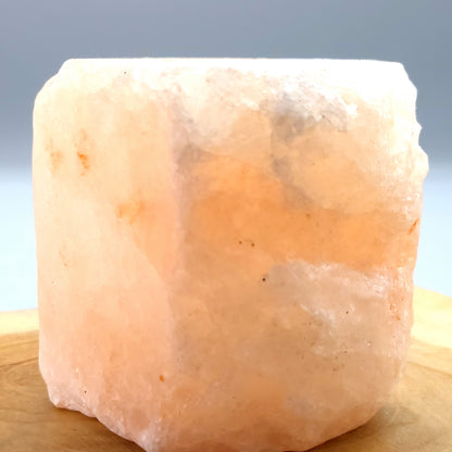 PHOTOPHORE N°1 EN PIERRE DE SEL DE L' HIMALAYA - UNIQUE, ORIGINAL & ARTISANAL