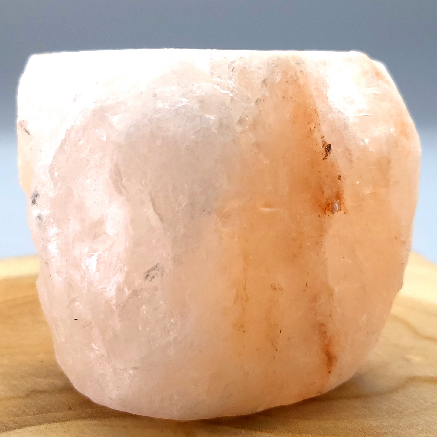 PHOTOPHORE N°2 EN PIERRE DE SEL DE L' HIMALAYA - UNIQUE, ORIGINAL & ARTISANAL