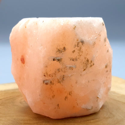 PHOTOPHORE N°4 EN PIERRE DE SEL DE L' HIMALAYA - UNIQUE, ORIGINAL & ARTISANAL