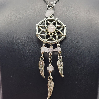 PENDENTIFS ATTRAPES RÊVES en PIERRES DIVERSES - BIJOUX ARTISANAUX, UNIQUES & ORIGINAUX