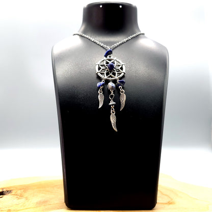 PENDENTIFS ATTRAPES RÊVES en PIERRES DIVERSES - BIJOUX ARTISANAUX, UNIQUES & ORIGINAUX