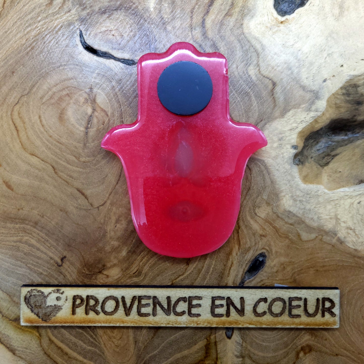 MAGNETS 2D GRANDE MAIN DE FATMA EN RÉSINE - COLORIS AU CHOIX - UNIQUES, ARTISANAUX & ORIGINAUX