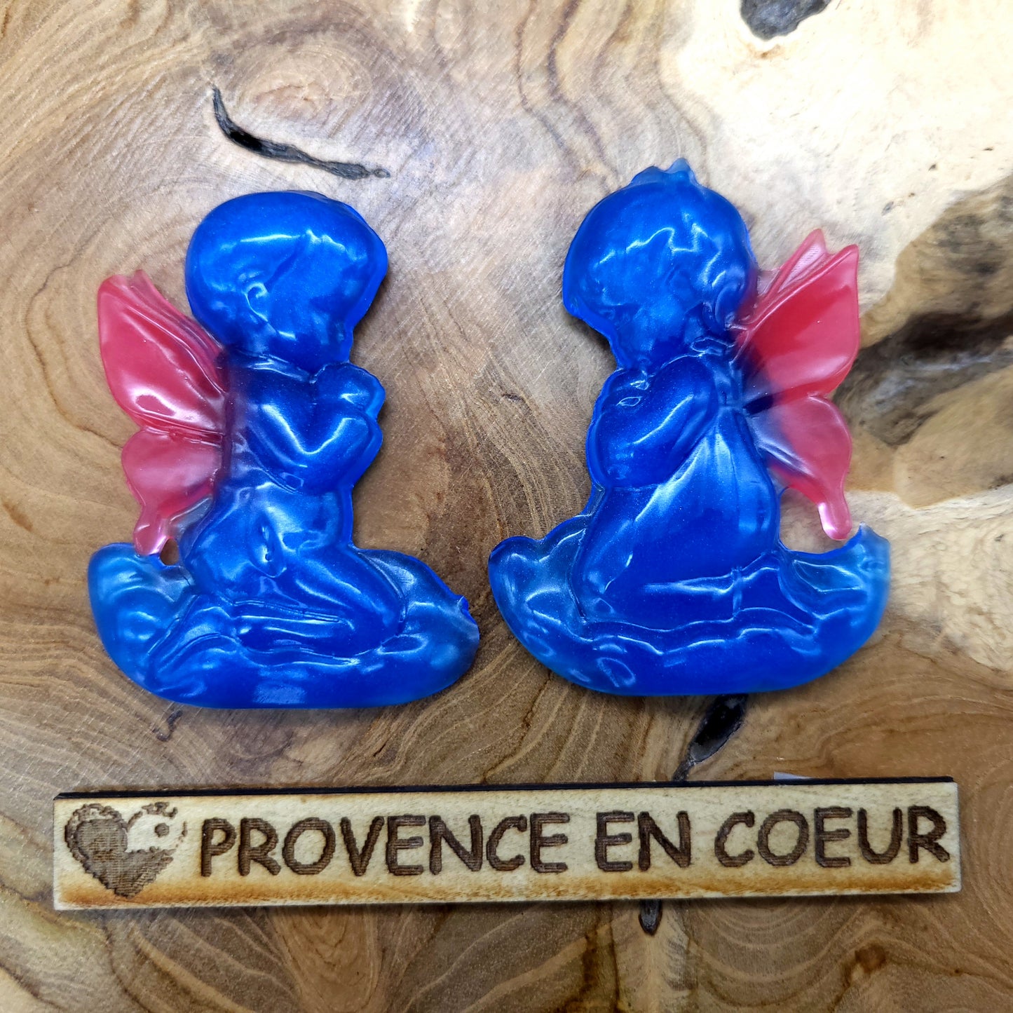 MAGNETS ANGES FILLE / GARÇON 3D EN RÉSINE - COLORIS AU CHOIX UNIQUES, ARTISANAUX & ORIGINAUX