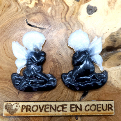 MAGNETS ANGES FILLE / GARÇON 3D EN RÉSINE - COLORIS AU CHOIX UNIQUES, ARTISANAUX & ORIGINAUX
