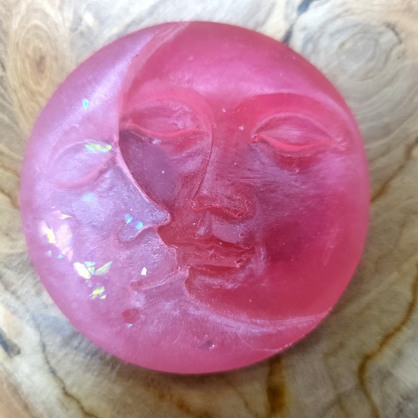 MAGNETS DUO SOLEIL + LUNE EN RÉSINE 2D - COLORIS AU CHOIX - UNIQUES, ARTISANAUX & ORIGINAUX